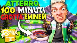 ATTERRO PER 100 MINUTI ALLA GROTTA DI EMINEM NEL CAPITOLO 2 REMIX DI FORTNITE [upl. by Ainomar213]