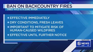 Ban on backcountry campfire at Obed Wild amp Scenic River [upl. by Rossie]