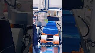 OCV sorting and battery flipping station in battery module production line [upl. by Yxor499]