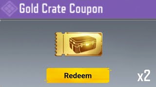 NEW CODE FOR GOLD CRATE COUPONS IN COD MOBILE [upl. by Moitoso882]