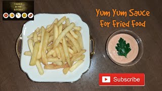 Yum Yum Sauce  Best to serve with French Fries  Sauce For Fried Food  Pink Sauce  Ramadan Recipe [upl. by Aikal]