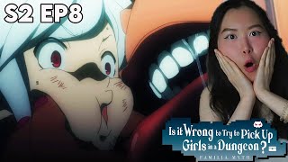 TRAUMAAA🤢🤮 DanMachi Season 2 Episode 8 Reaction amp Review [upl. by Einnaj464]