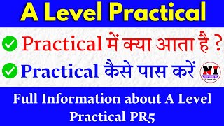 Practical PR5  A Level [upl. by Euqinna]