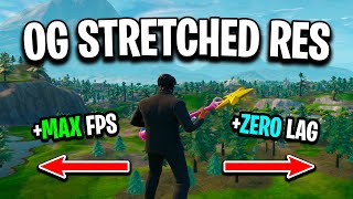 How To Get STRETCHED RESOLUTION in Fortnite OG Best Stretched Resolution [upl. by Trix]