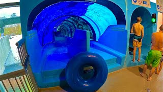 Crazy River Water Slide at Avenida Therme Germany [upl. by Obie514]