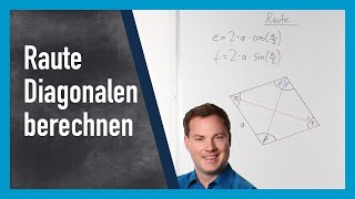 Raute Diagonale berechnen [upl. by Ramedlav]