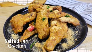 Try this easy way to cook Salted Egg Chicken Wings Easy Chicken Recipe  Chicken Wings Recipes [upl. by Pangaro]