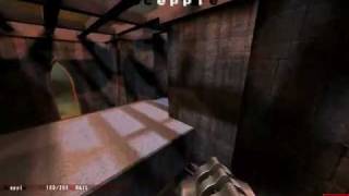 Quake 3 q3dm6 bridge to rail jump [upl. by Donoho]