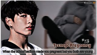 When the school bad boy got you pregnant but he doesnt love you  Jungkook ff [upl. by Rfinnej]