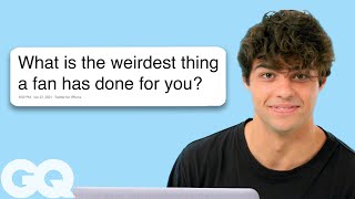 Noah Centineo Replies to Fans on the Internet  Actually Me  GQ [upl. by Htes]