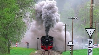 Dampfloks im Erzgebirge  Steam Trains  Preßnitztalbahn  Züge [upl. by Abrahams476]