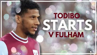 TODIBO TO START V FULHAM  OLD SCHOOL HAMMERS  WEST HAM [upl. by Airbma940]