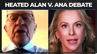 Ana DESTROYS Alan Dershowitz In Debate On Netanyahu [upl. by Eilojne]