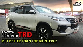 Toyota Fortuner review 24G TRD Is it better than the Montero Philippines [upl. by Kenay]