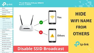 Hide Your WiFi Network Name SSID in TPLink Router [upl. by Ammon]