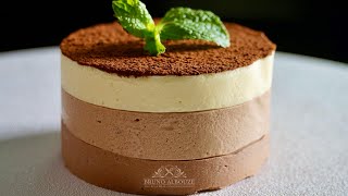 Triple Chocolate Mousse Cake Recipe – Bruno Albouze [upl. by Roscoe597]