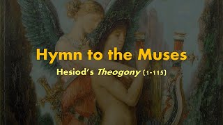 Recitation of Hesiods Theogony 1115 Hymn to the Muses Ancient Greek poetry [upl. by Adialeda]