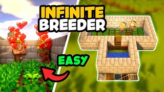 Infinite Villager Breeder in Minecraft 1201  Automatic Villager Breeder Tutorial [upl. by Ardnuhsed]