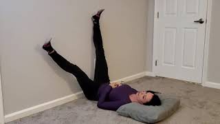 Wall stretches for hip and pelvic muscle relaxation [upl. by Wallace]