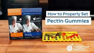 Pectin Gummies How To Properly Set Pectin Gummies Ep 315 [upl. by Brieta633]