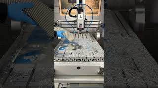 Executive Model 8 CNC Adaptive milling hoovering up chips [upl. by Bough179]