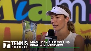 Danielle Collins Talks About What Her Miami Open Title Means  Miami Open Final [upl. by Eclud]