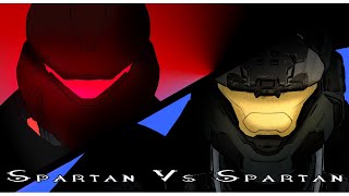 Spartan vs Spartan Halo Animation [upl. by Heinrick]