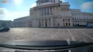 VANTRUE 4K Dash Cam N4PRO Series Filming in Warsaw Poland I Truck2goco [upl. by Nujra]