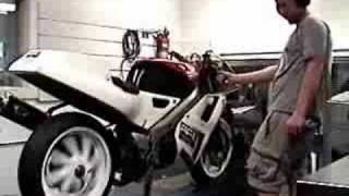 Honda NC30 VFR400 Dyno Test [upl. by Drazze]