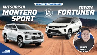 Mitsubishi Montero Sport vs Toyota Fortuner Comparison  Philkotse Reviews [upl. by Cordalia]