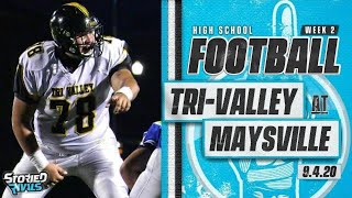 TriValley at Maysville 🏈  Game Highlights 9420 [upl. by Lathrope]