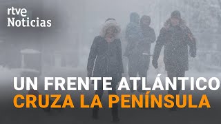 UN FALLECIDO por el TEMPORAL que deja NIEVE en MADRID CASTILLA y LEÓN ASTURIAS y ARAGÓN  RTVE [upl. by Arah]