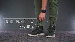 How to Style the Nike Dunk Low SEQUOIA PRM  Unboxing Lace Swap on Feet Review [upl. by Dinin406]