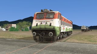 WDP4D UDL POWERING WAP4 LOCO amp SHUNTING TO YARD  TRAIN SIMULATOR [upl. by Odnalra574]