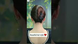 Beautiful hair style 🤩😍 learnwithsinchana sajnavesajna vickyvidyakawohwalavideo hairstyle [upl. by Eelyek114]