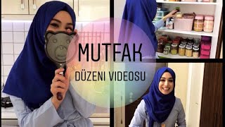 MUTFAK DÜZENİMİZ  ERZAK DOLABI DÜZENİMİZ  herşeyaşkla [upl. by Hahsi922]