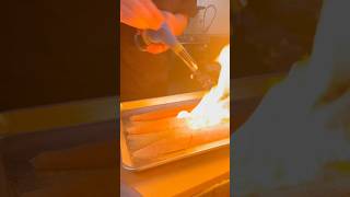 Albacore w a bad flame cooking sushi [upl. by Yee258]