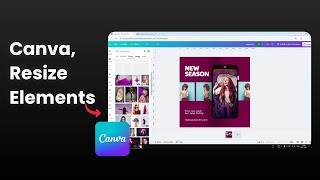 How to Resize Elements in Canva Without Adjusting Aspect Ratio [upl. by Ettelohcin]