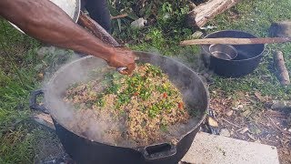 Nada Como la Comida Dominicana hecha en el Campo [upl. by Ahsinik]