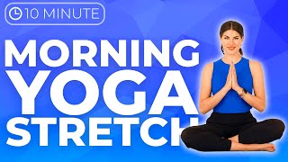 10 minute Morning Yoga Stretch  Minimal Cues Yoga [upl. by Janet]