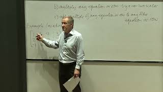 Linear Algebra 1 Systems of linear equations  Oxford Mathematics 1st Year Student Lecture [upl. by Aiza]