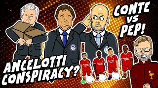 ⚽Ancelotti Sacked  Conspiracy⚽Conte vs Pep⚽Liverpool Dog Training⚽ [upl. by Dola]