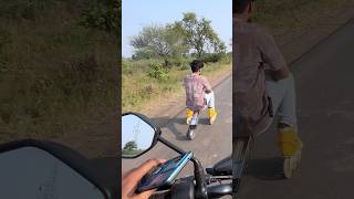 इसकी Speed कितनी है 🤔 electricstick homemade project indianskater minivlog vishalskater [upl. by Senzer]