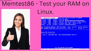 Memtest86  Test your RAM on Linux [upl. by Eiramlatsyrk]