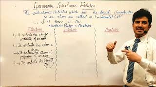 Lec03 Ch02 Why Electron Proton and Neutron are called Fundamental subatomic particles [upl. by Hanid384]