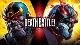 Thanos VS Darkseid Marvel VS DC  DEATH BATTLE [upl. by Pepin]