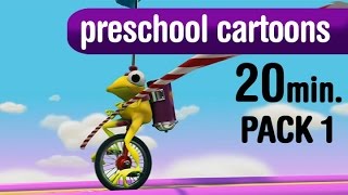 20 minutes cartoons for preescholers animated series pack1 [upl. by Nylodnew]