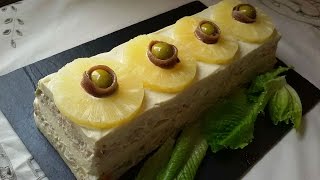 Pastel de atún con piña Pastel salado con pan de molde [upl. by Regnij473]