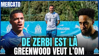 🔵 MERCATO OM  GREENWOOD À 95 FAIT  DE ZERBI EST LÀ  PAU LOPEZ SUR LE DÉPART  🔥 [upl. by Eselrahc]