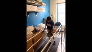 Deven Jacksons 1st Steps Since battling Meningitis [upl. by Adnovay]